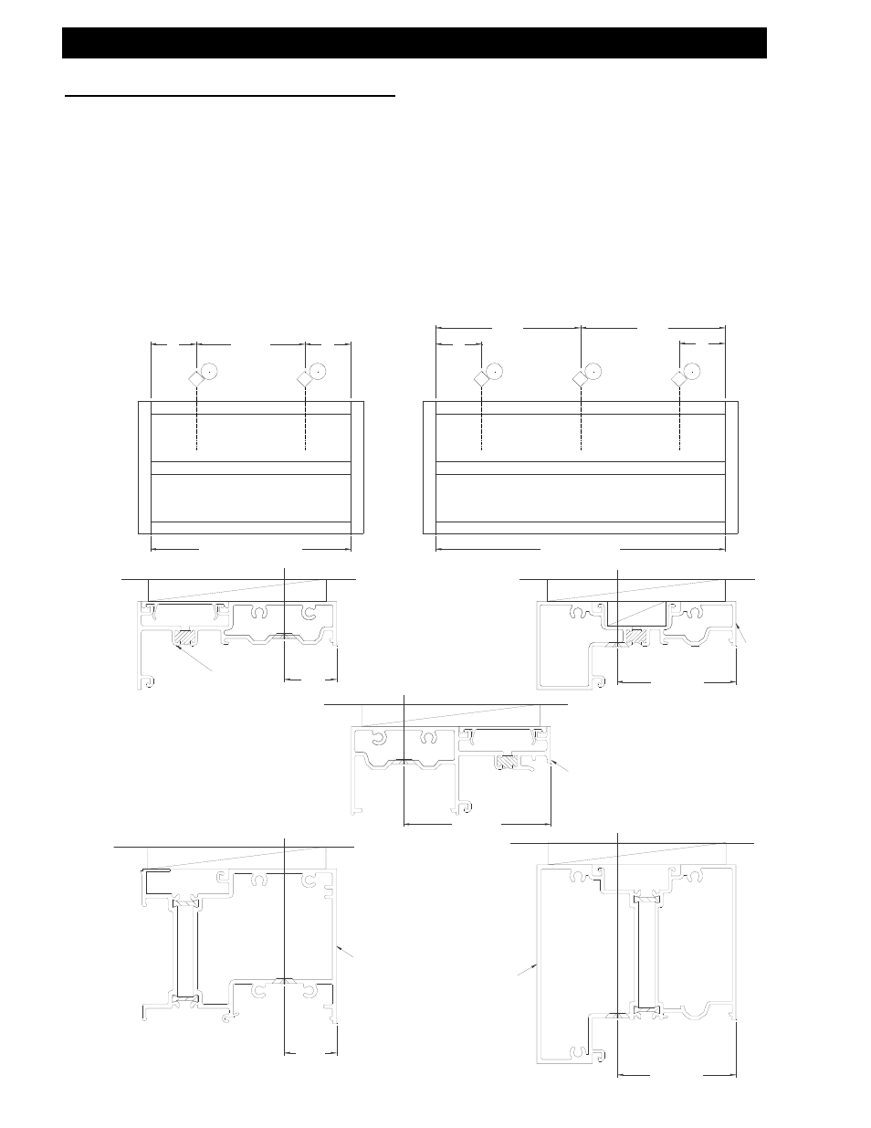 Anchoring the head, Step 3) anchoring the head, Includes offset and center-set glazing) | Series 433 triple set installation instructions | EFCO 433 Series User Manual | Page 64 / 90