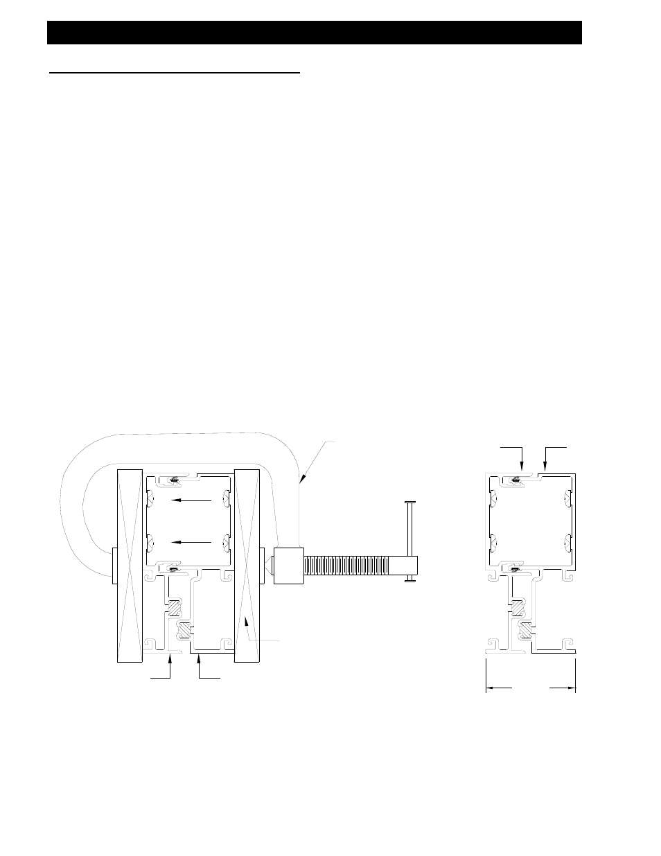 Snapping the expansion mullion, Includes offset and center-set glazing), Fig. 60 | Fig. 61 | EFCO 433 Series User Manual | Page 70 / 90