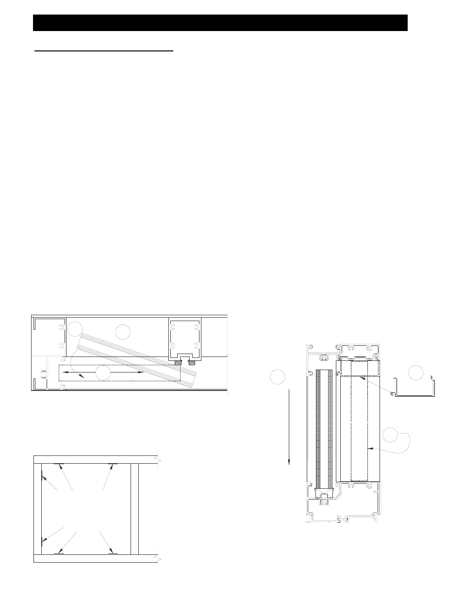 Step 7) glass installation, Structural glazed head and sill through | EFCO 433 Series User Manual | Page 81 / 90