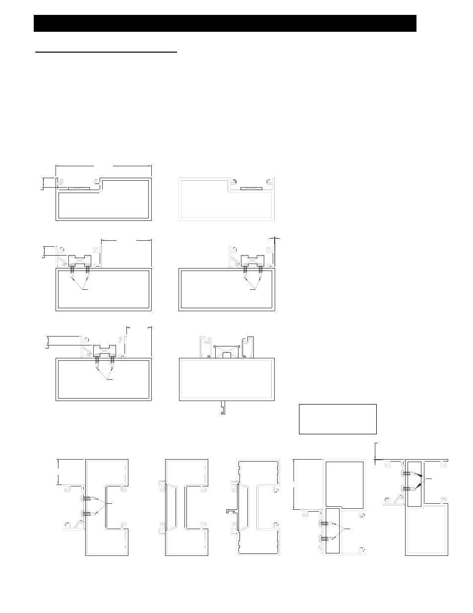 Door transom glazing, Step 14) door transom glazing, Includes offset and center-set glazing) | Series 433 triple set installation instructions, Fig. 119, Fig. 120, Screw spline jambs similar | EFCO 433 Series User Manual | Page 88 / 90