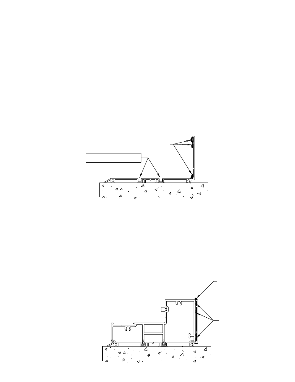 Applying sealant to subsill for frame, Condensation will form on any surfac, Note: please reference efco's 
