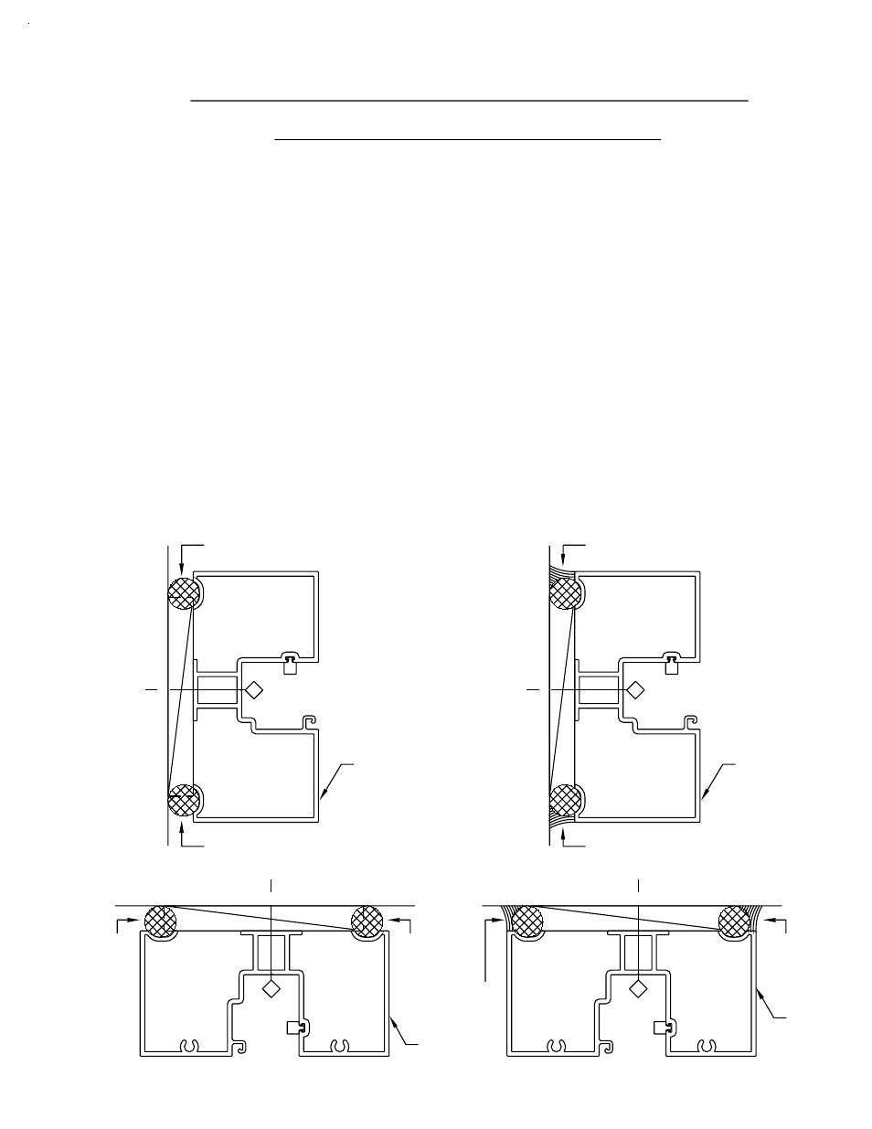 Perimeter frame sealant, Exterior, Interior relative humidity levels not maintained | System exposure to cold air cavities, Condensation" brochure, Step 1) perimeter frame sealant | EFCO 525 Series User Manual | Page 36 / 45