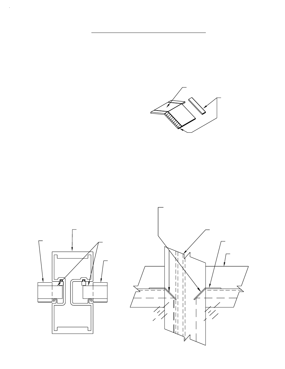 Water deflector, Step 5) installing the hwd1 water deflector, Glass unit below glass unit below | EFCO 525 Series User Manual | Page 41 / 45