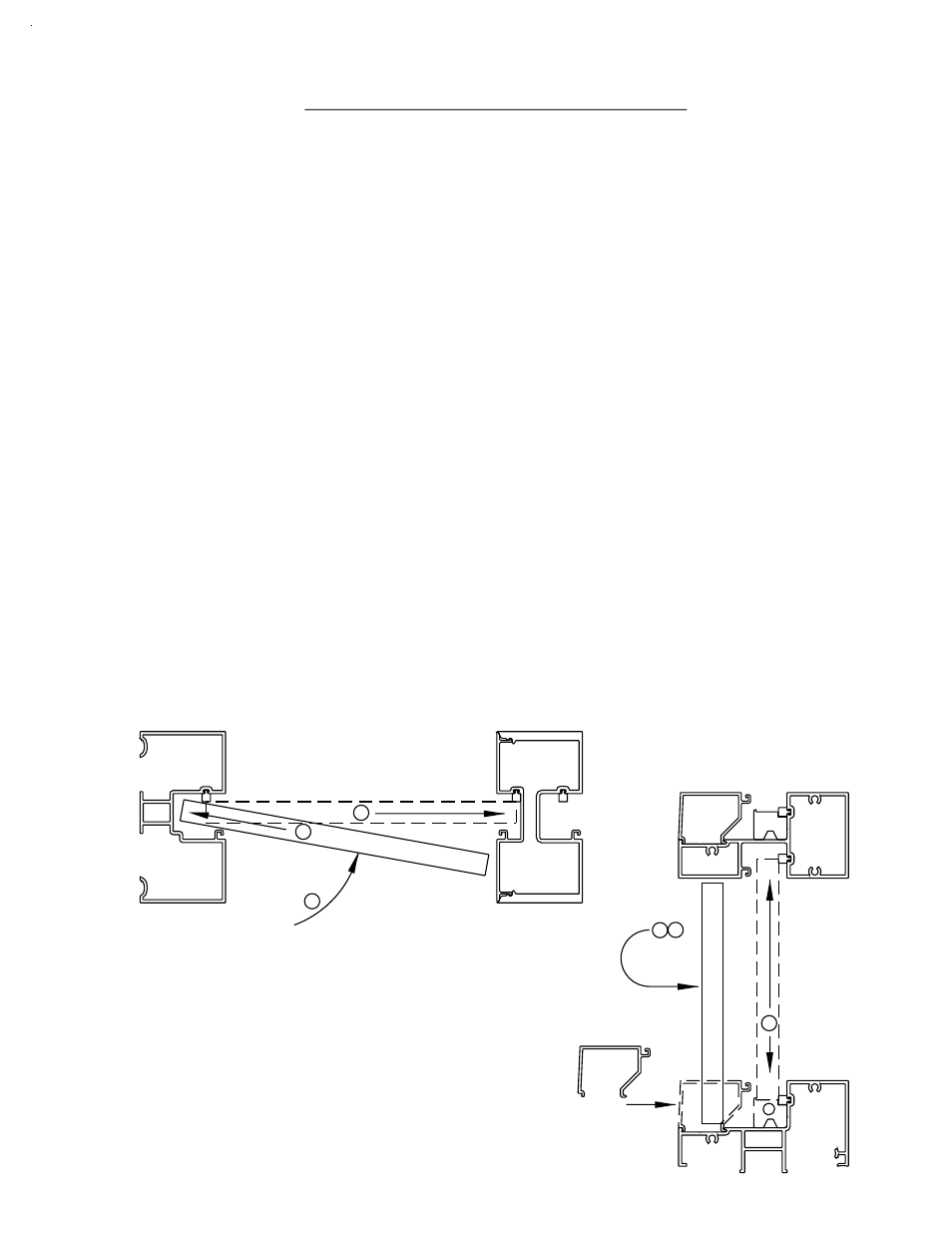 Glass installation, Step 6) glass installation | EFCO 525 Series User Manual | Page 42 / 45