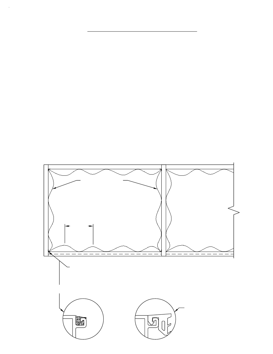 Glazing gasket, Step 7) exterior glazing gasket installation | EFCO 525 Series User Manual | Page 45 / 45