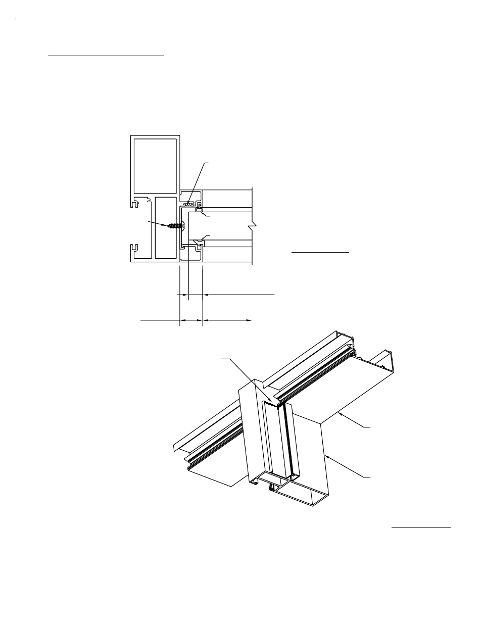 Transom lite glazing adaptor, Fig. # 32, Fig. # 31 transom lite glazing adaptor | EFCO 960 Series User Manual | Page 43 / 65