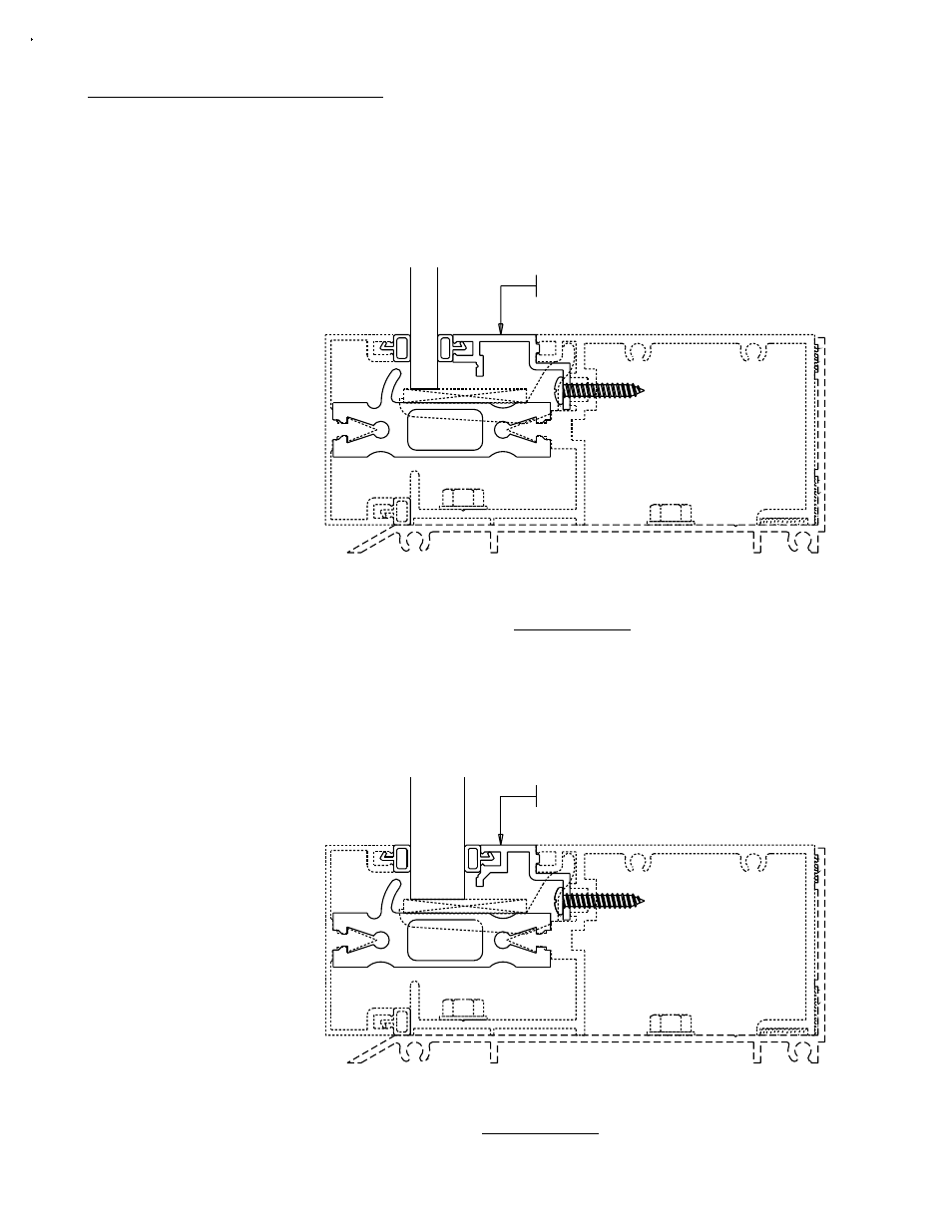 Fig. # 58, Fig. # 57, Details showing the relationship of the glazing | EFCO 960 Series User Manual | Page 56 / 65