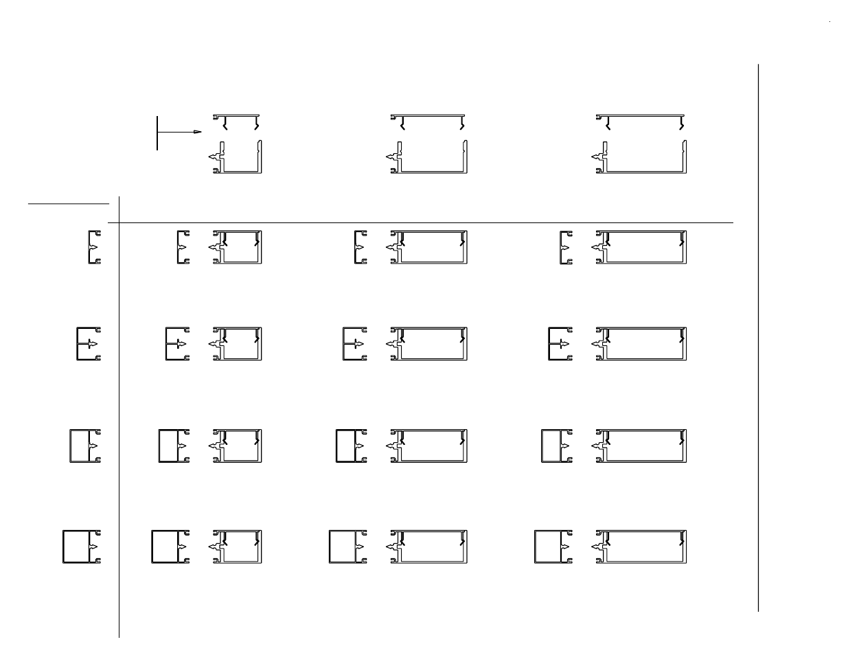 Mullion components and combinations | EFCO 960 Series User Manual | Page 6 / 65