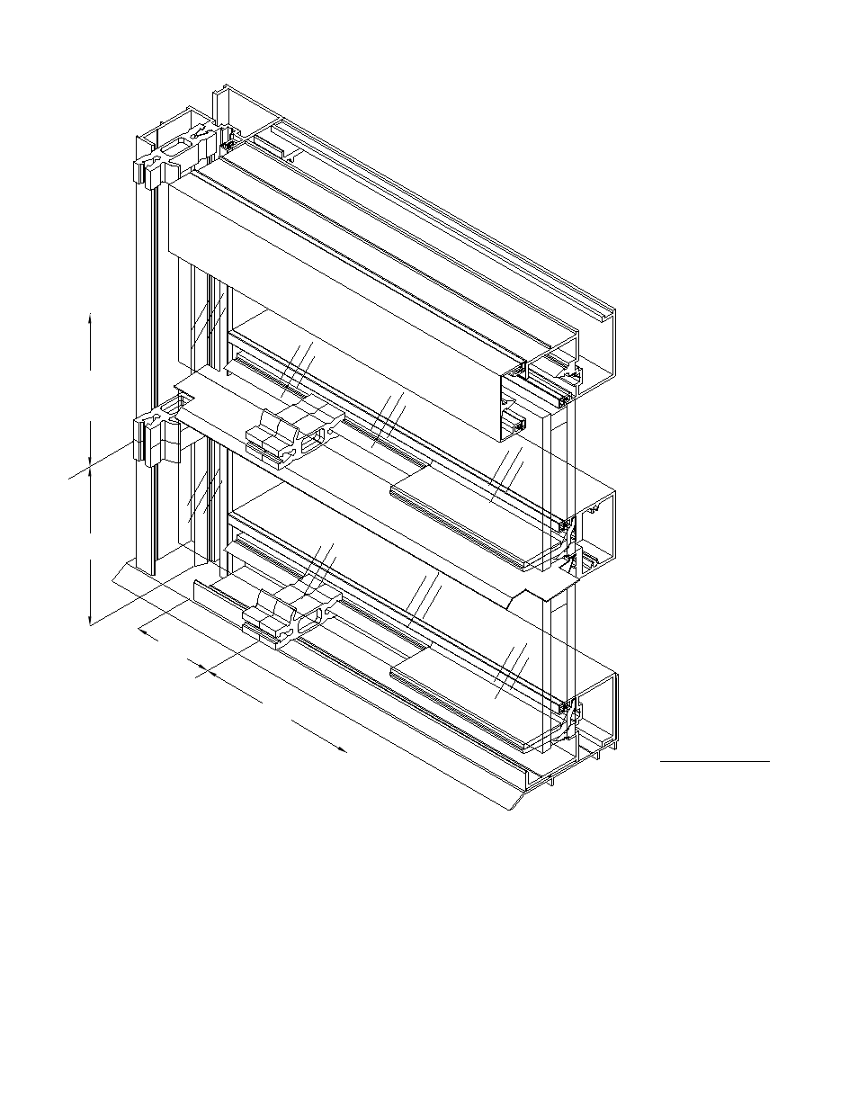 Glass size & glass setting, Glass size / glass setting, Step 1) | Fig. # 68 | EFCO 960 Series User Manual | Page 63 / 65