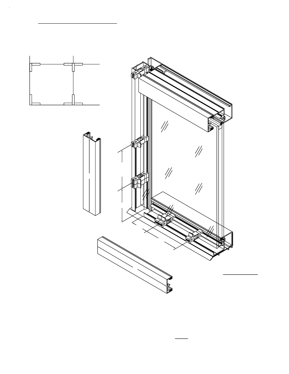 Temporary glazing, Glazing, Fig. # 69 | Using clips & covers | EFCO 960 Series User Manual | Page 64 / 65