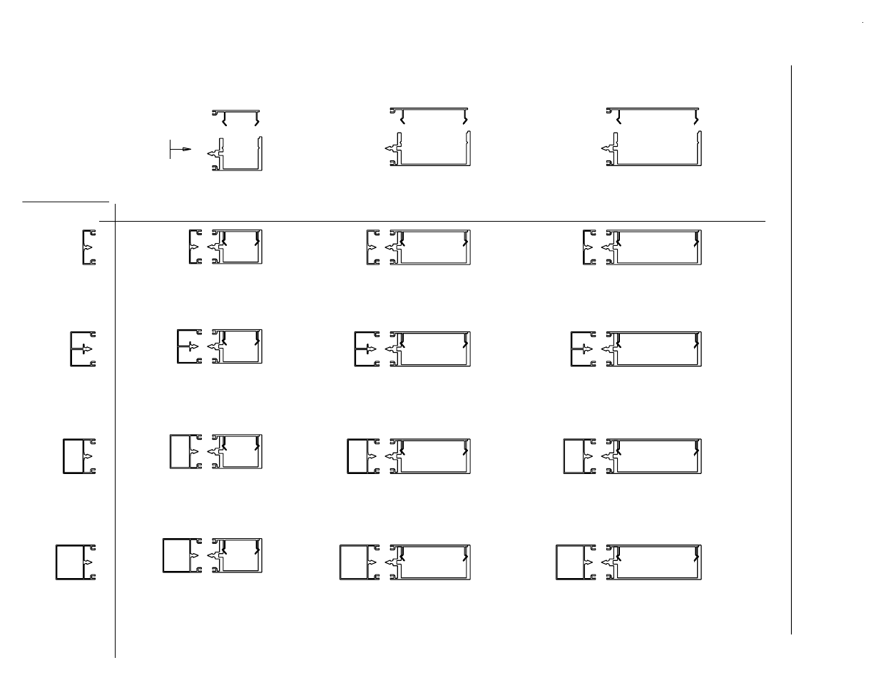 Mullion components and combinations | EFCO 960 Series User Manual | Page 9 / 65