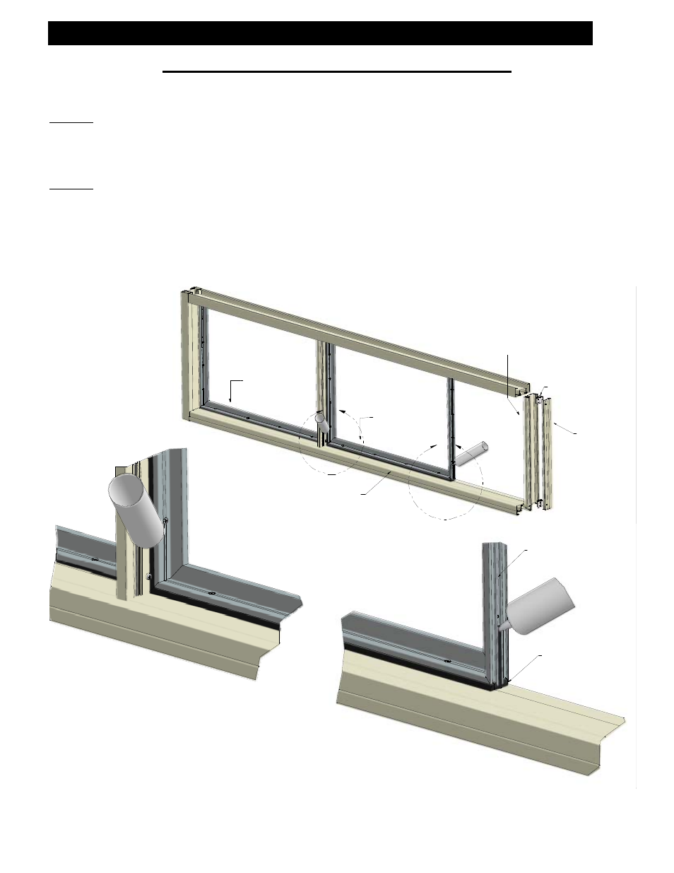 Step 1, Step 2, Wv410 window - installation instructions | EFCO WV410 User Manual | Page 17 / 21