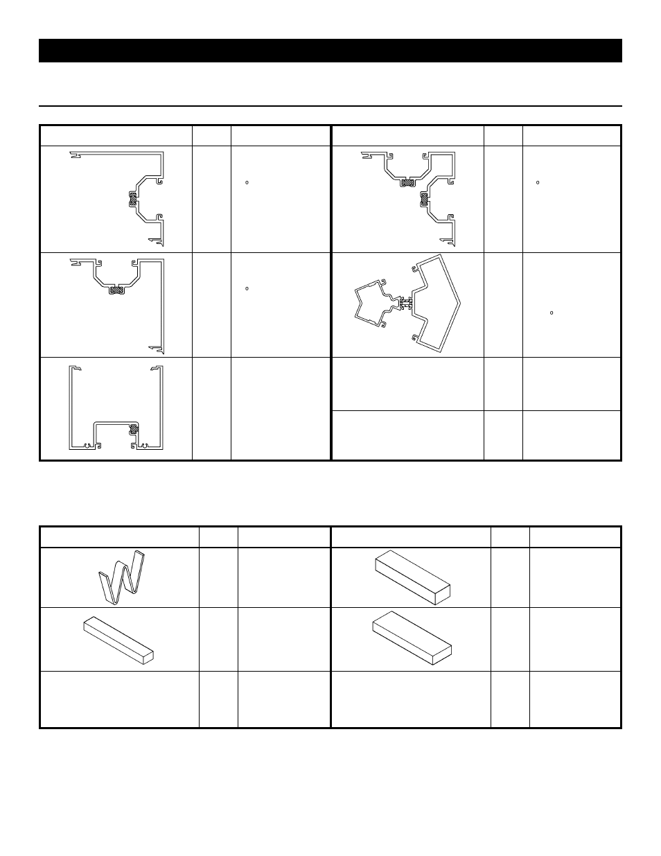 Series 403x storefront installation instructions, Horizontal parts (cont.), Setting and anti-walk blocks | EFCO 403X Series User Manual | Page 5 / 29