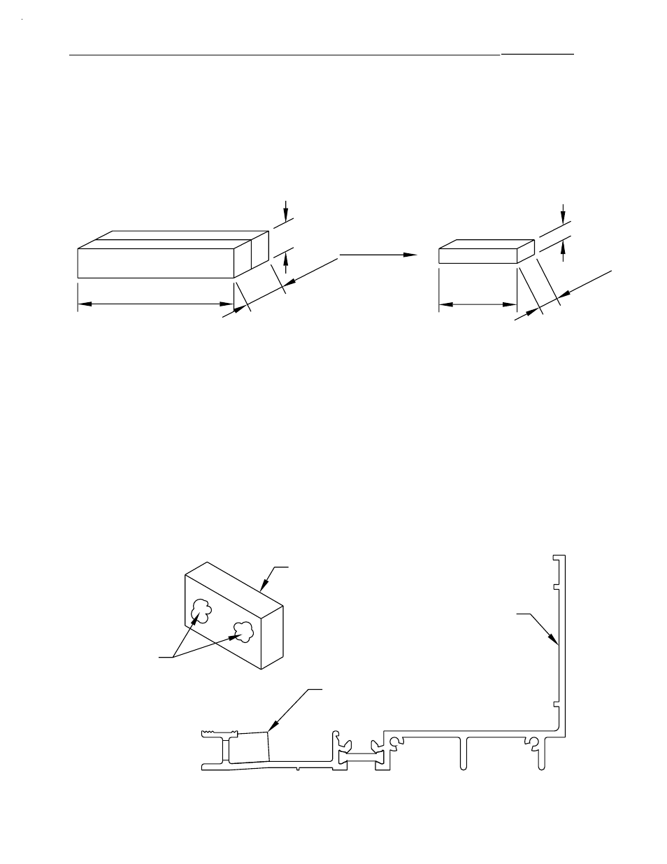 Hcw6, Con't), Step 3) baffle fabrication | Fig. 8, Fig. 9] step 4) weep baffle installation | EFCO 945 Series User Manual | Page 16 / 50