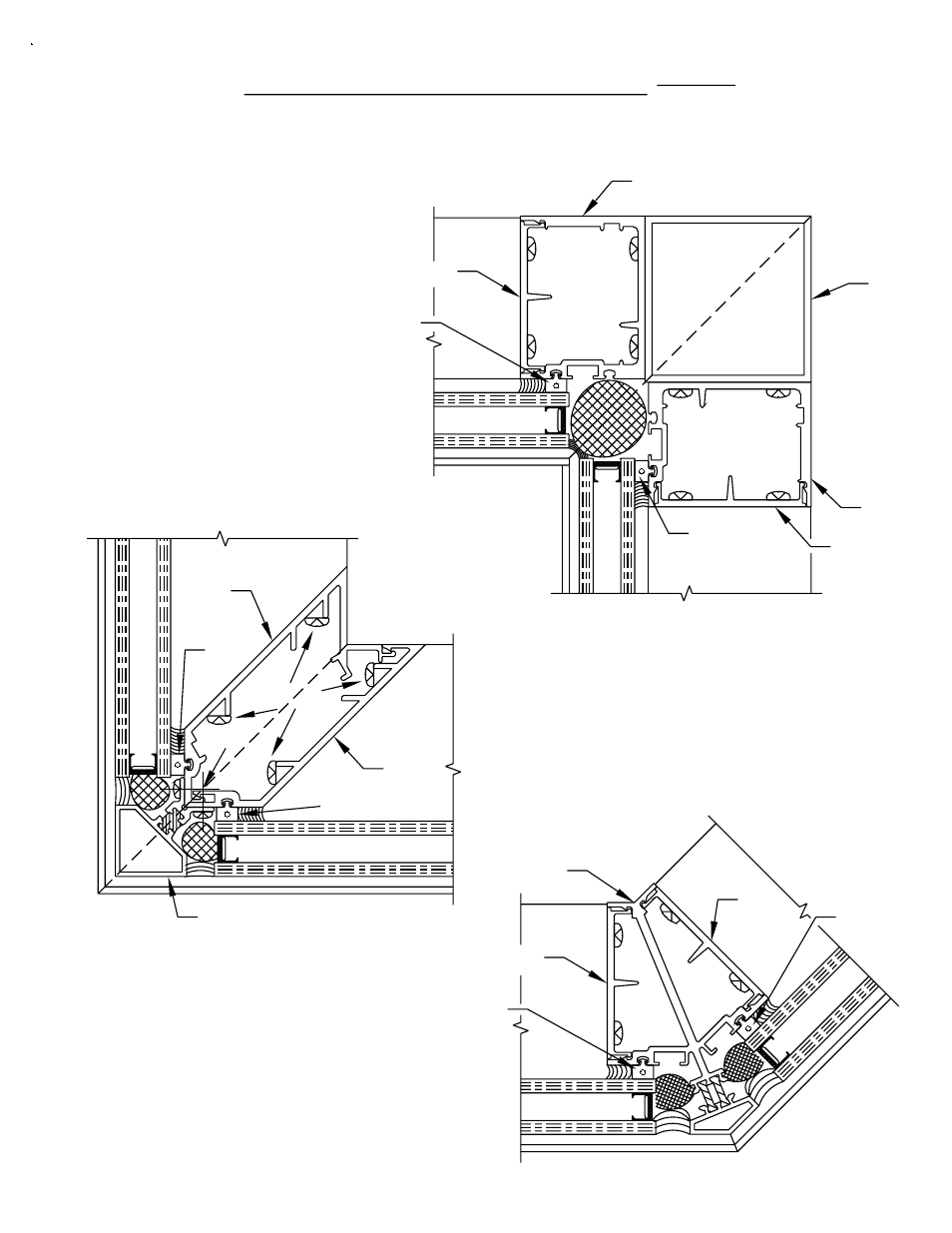 Fig. 21a, Fig. 20, Fig. 21 | Corner identification and assembly, Cont.) | EFCO 945 Series User Manual | Page 24 / 50