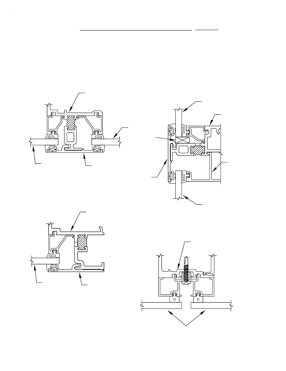 Fig. 49, Fig. 48, Cont.) step 1c) identification of glass pockets | EFCO 945 Series User Manual | Page 38 / 50