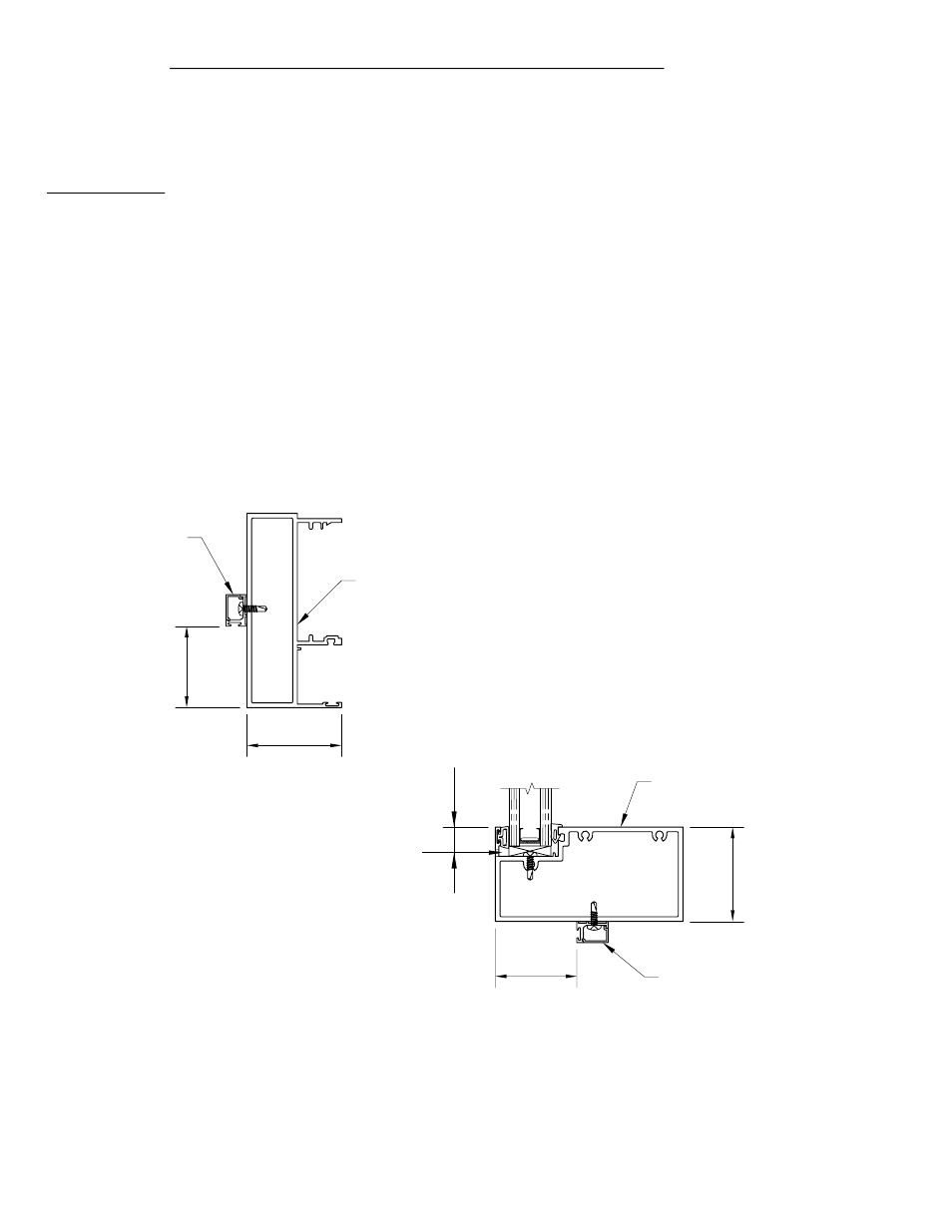Transom glass sto cut length & installation, Step 1) door stop cut length and installation, Fig. 69 | EFCO 945 Series User Manual | Page 49 / 50