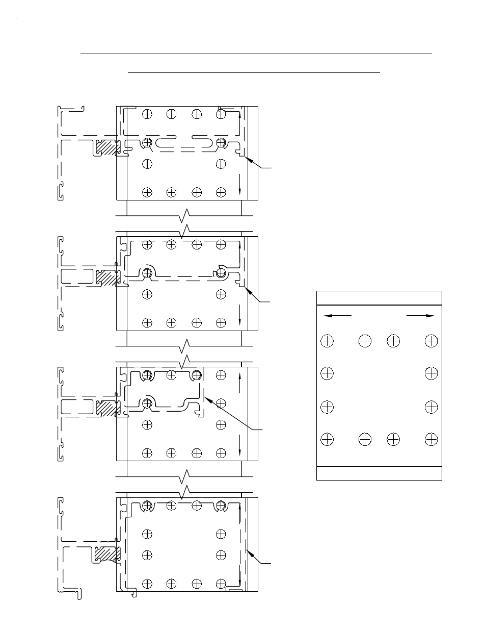 B. drilling template, Page 6 | EFCO 945 Series User Manual | Page 8 / 50