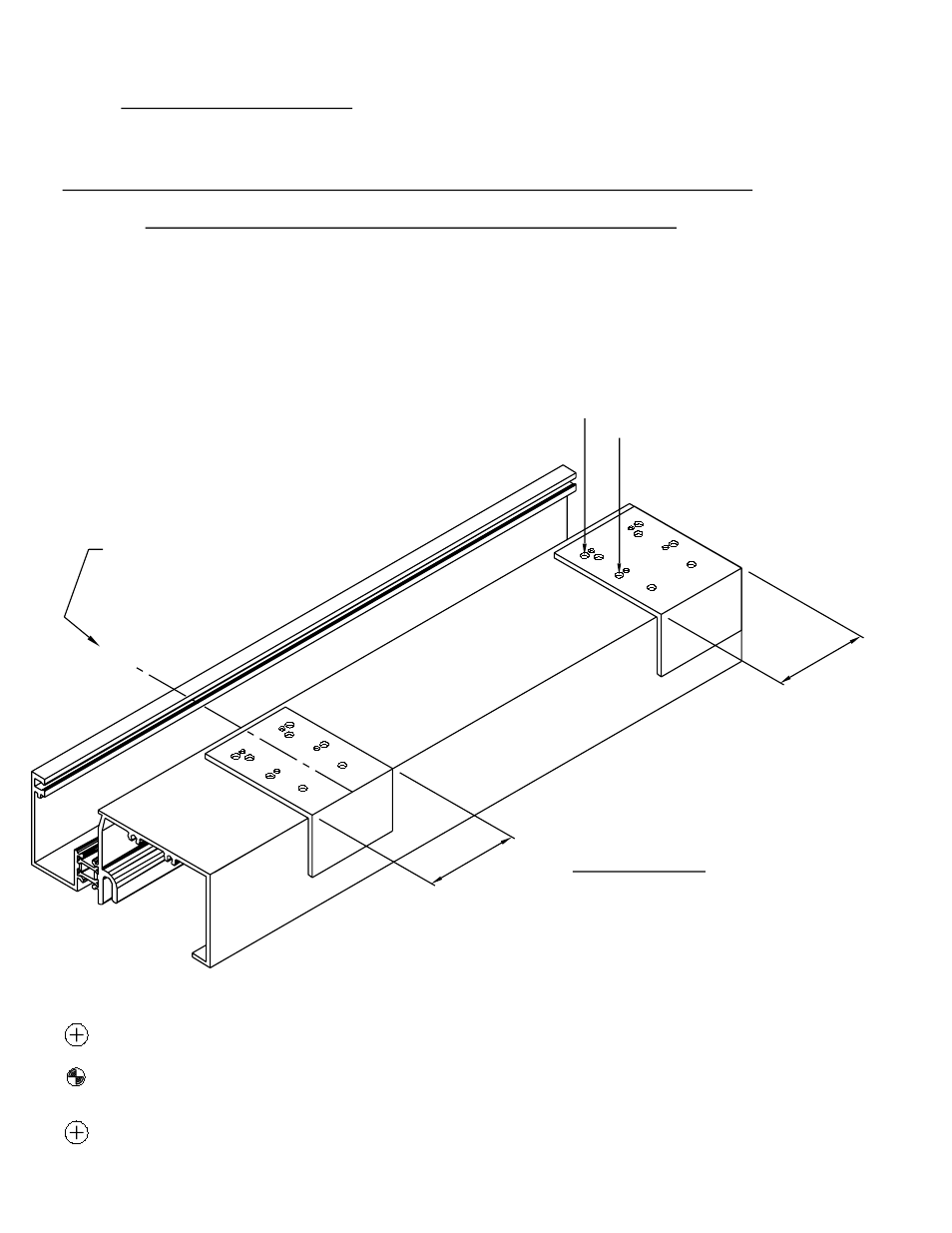 Drill jigs, Detail #1, Intermediate verticals and jambs | Drill fixture for intermediate horizontals | EFCO 955 Series User Manual | Page 10 / 45