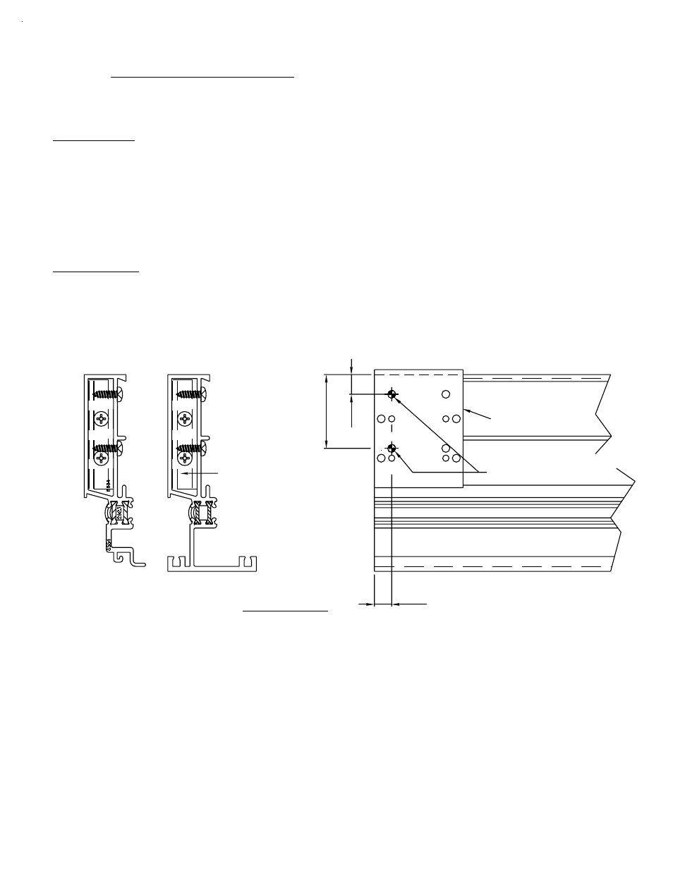 Intermediate horizontal fabrication, Detail #9, Step #8 | Step #7 | EFCO 955 Series User Manual | Page 16 / 45