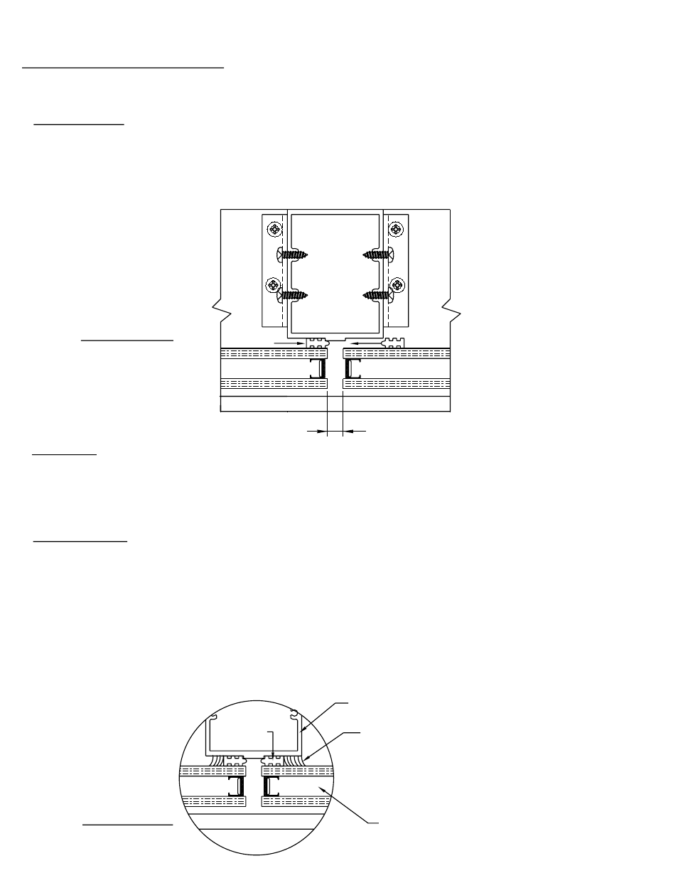Using butt glazed mullions, Detail #52, Step #52 | EFCO 955 Series User Manual | Page 38 / 45