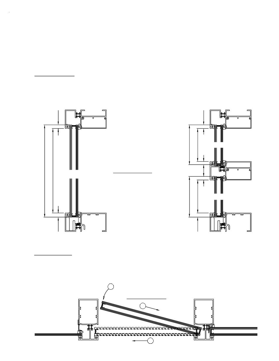 Glass size formula, Detail #54, Step #55 glass installation | Detail #55 | EFCO 955 Series User Manual | Page 40 / 45