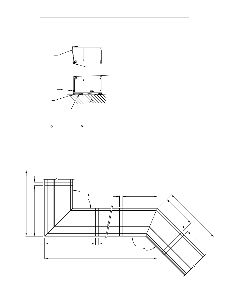 Head and sill can, Glazed mullion systems includes captured and butt, Fig. 4 | See fig. 4 below, Recommended to reduce expansion at the miter joint, Fig. 3 | EFCO 904 Series User Manual | Page 16 / 52