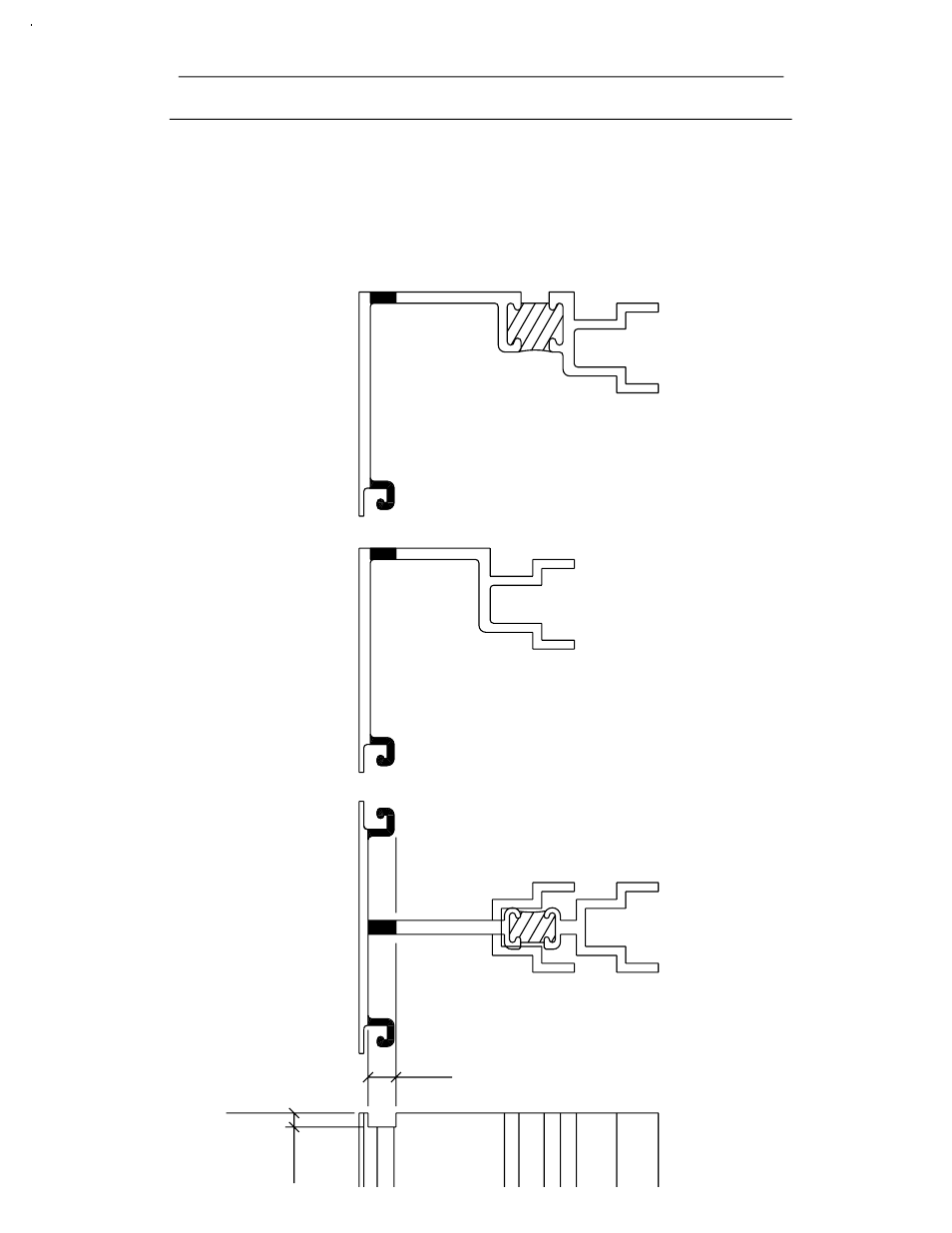 Fig. 9, Vertical intermediate and 2 piece jamb | EFCO 904 Series User Manual | Page 20 / 52