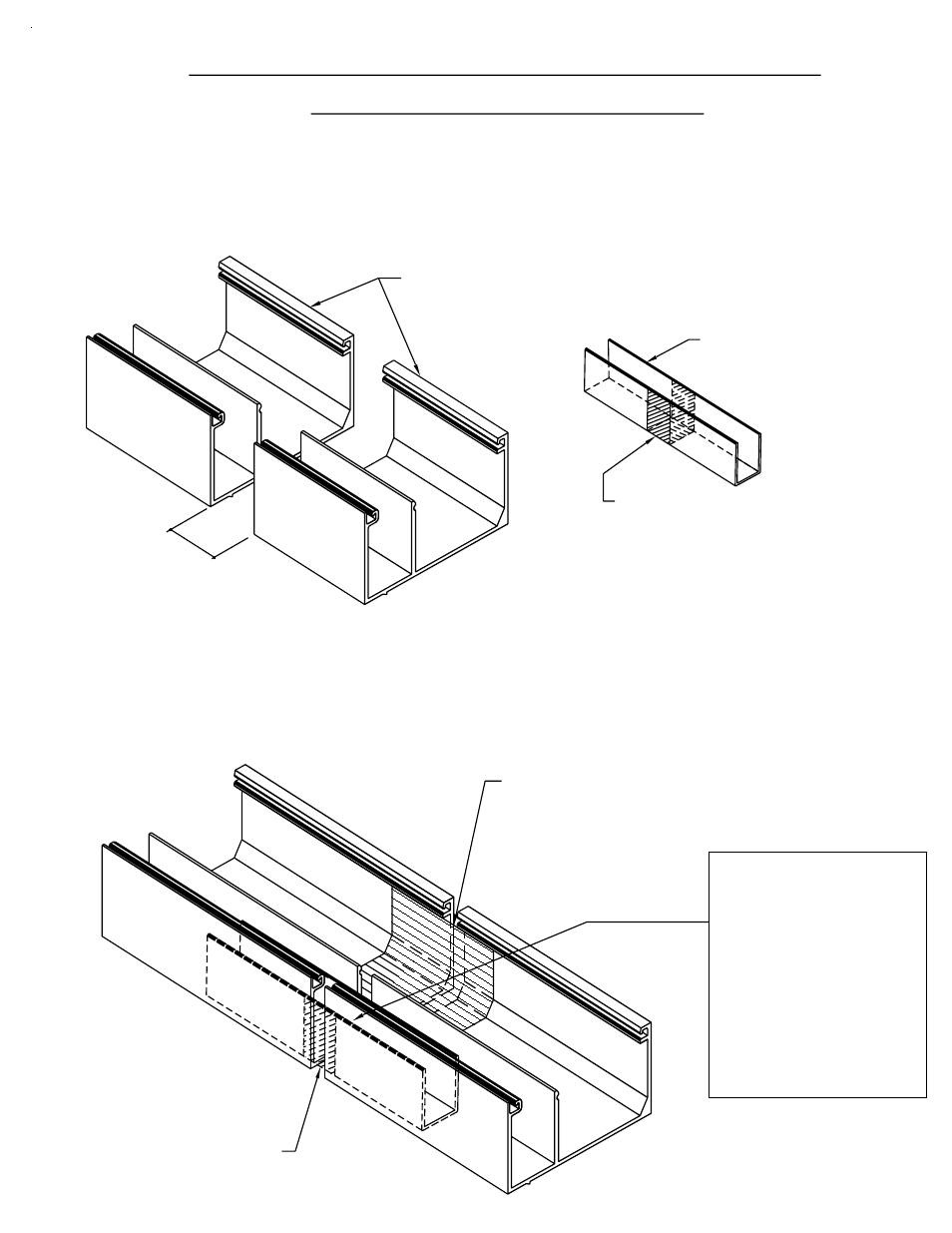 Head & sill can splice, Intermediate horizont, Head and sill can splice | Step 2), Fig. 21, Step 1), Fig. 22 | EFCO 904 Series User Manual | Page 28 / 52