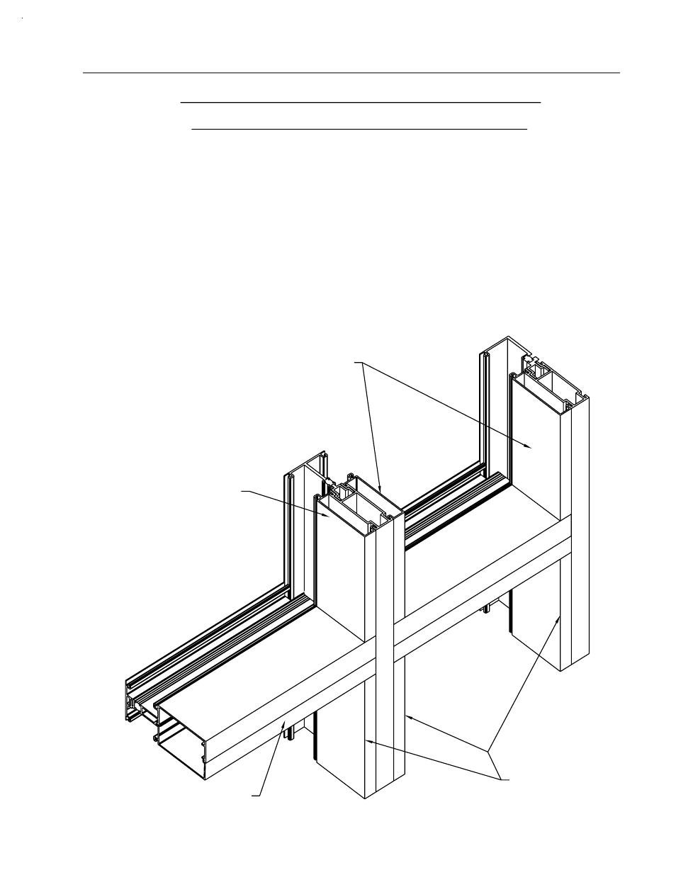 For captured vertical mullion, Fig. 55, And intermediate horizontal | EFCO 904 Series User Manual | Page 48 / 52