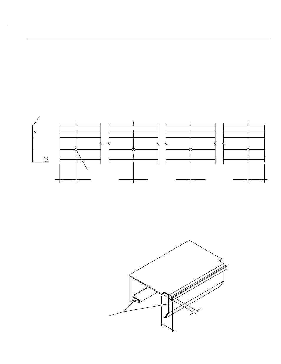 Transom jamb glazing adaptor anchoring, Fig. 61, Fig. 62] transom/jamb glazing adaptor anchoring | Removeable glass stop cut length and fabrication | EFCO 904 Series User Manual | Page 51 / 52