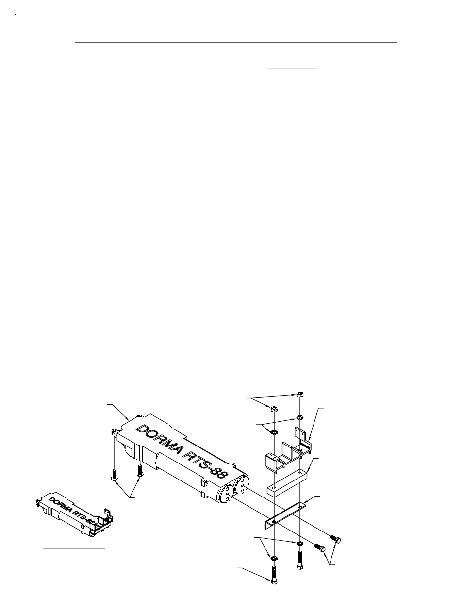 Utt hinge and continuous hinge, A. butt hinge, continuous hinge, center pivots, Con’t) | EFCO Dorma RTS 88 User Manual | Page 14 / 23
