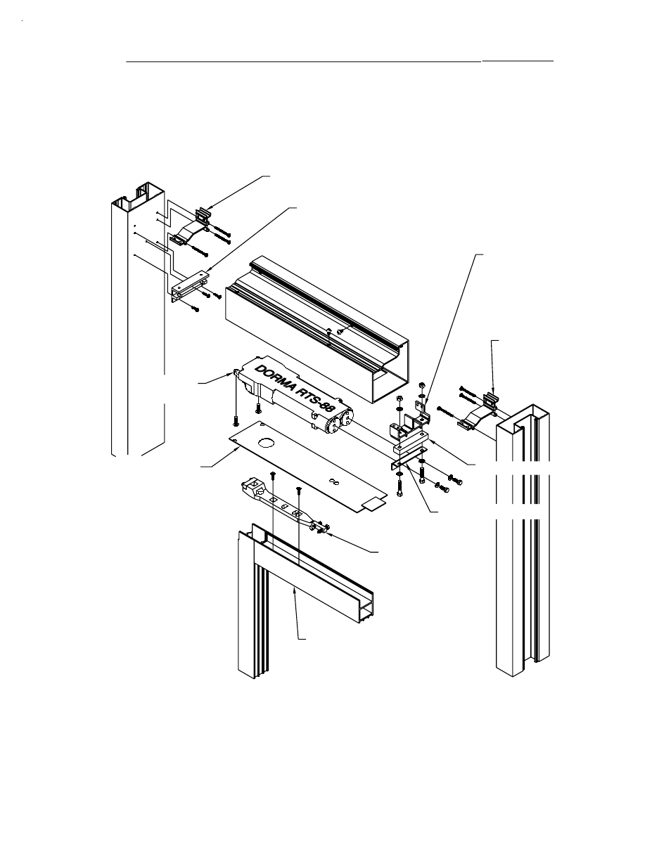 Exploded views with center pivots, For all oth, B. center pivots | Con’t), Page 19 | EFCO Dorma RTS 88 User Manual | Page 21 / 23