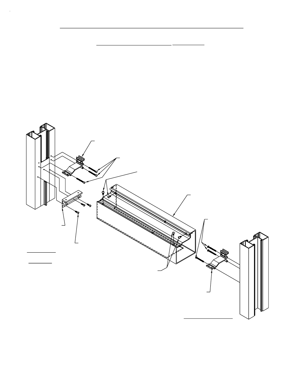 A. butt hinge, continuous hinge, and center pivots, 4" or 4 1/2" header/t’bar installation steps, Con’t) | Hinge stile, Lock stile | EFCO Dorma RTS 88 User Manual | Page 8 / 23