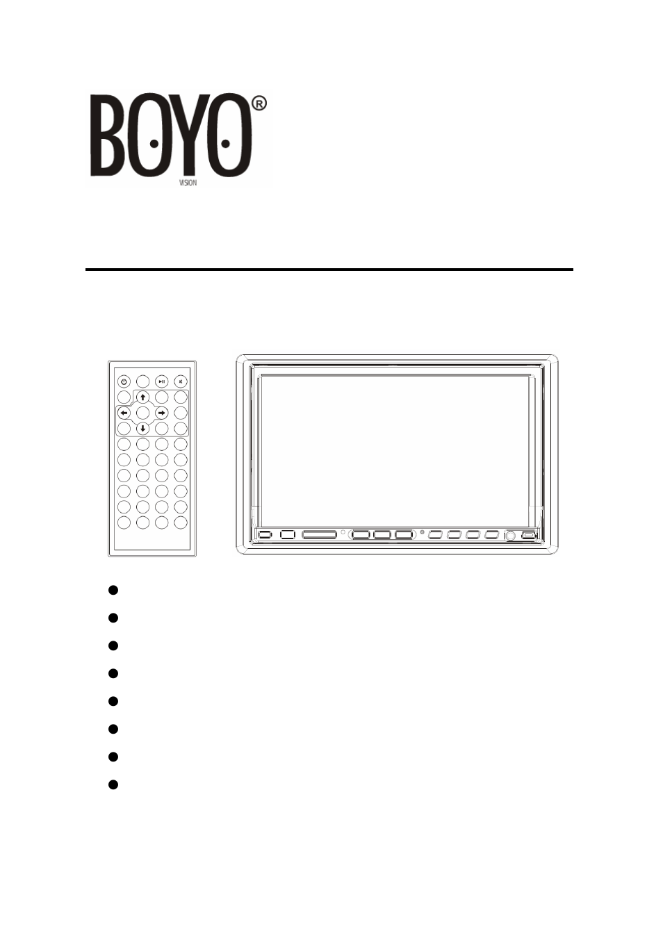 Boyo - Vision Tech America AVD701 User Manual | 35 pages