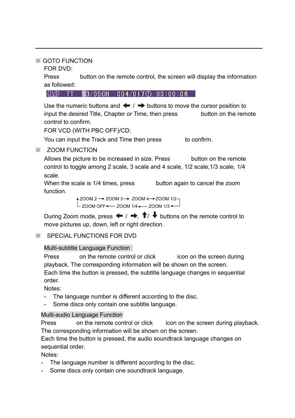 Menu operation | Boyo - Vision Tech America AVD701 User Manual | Page 22 / 35