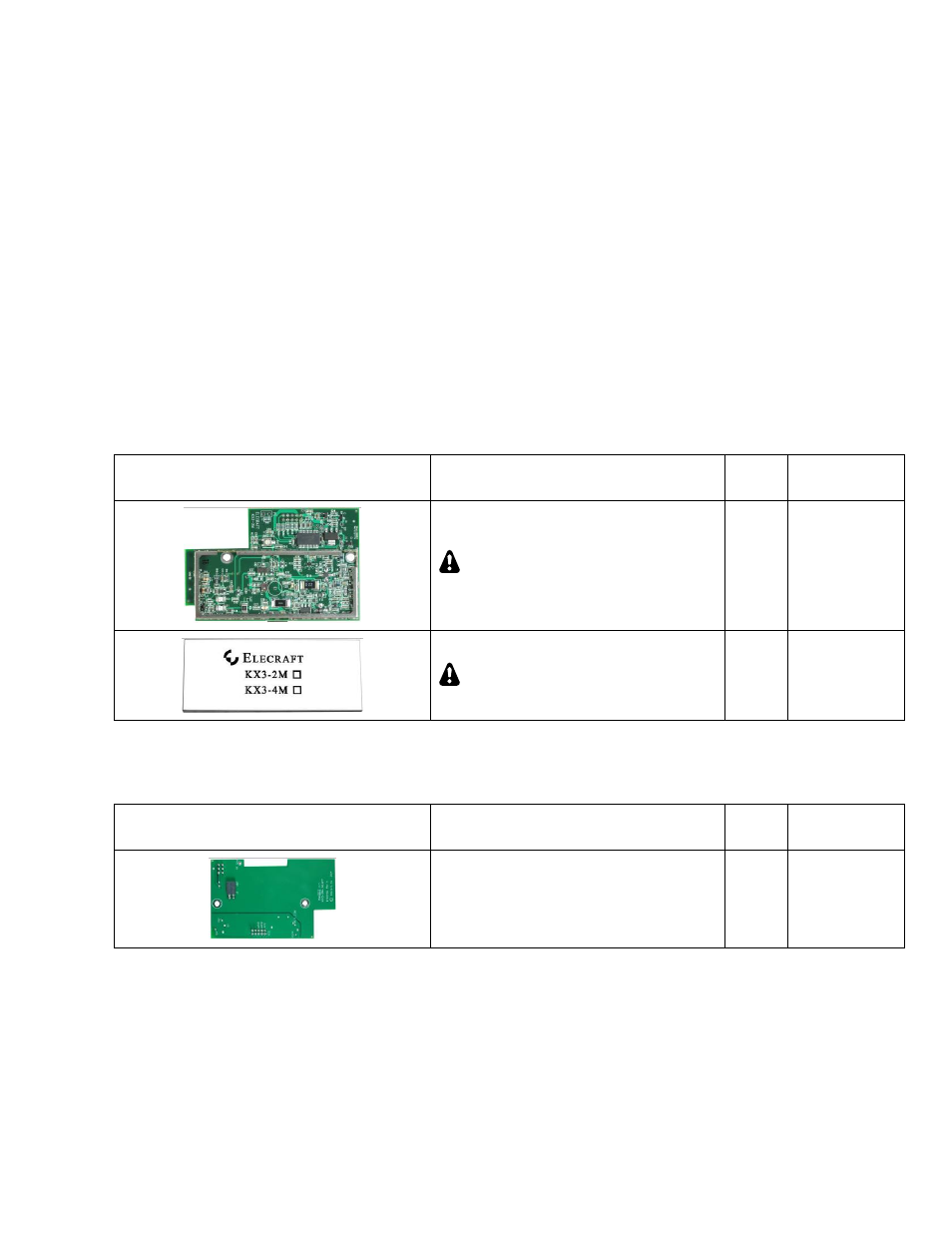 Tools required, Parts supplied | Elecraft KX3-4M User Manual | Page 13 / 30