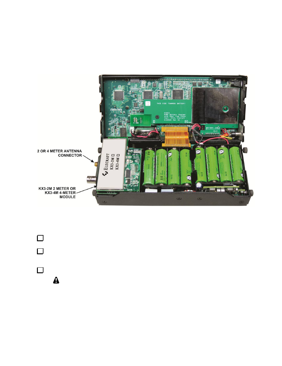 Installation procedure | Elecraft KX3-4M User Manual | Page 15 / 30