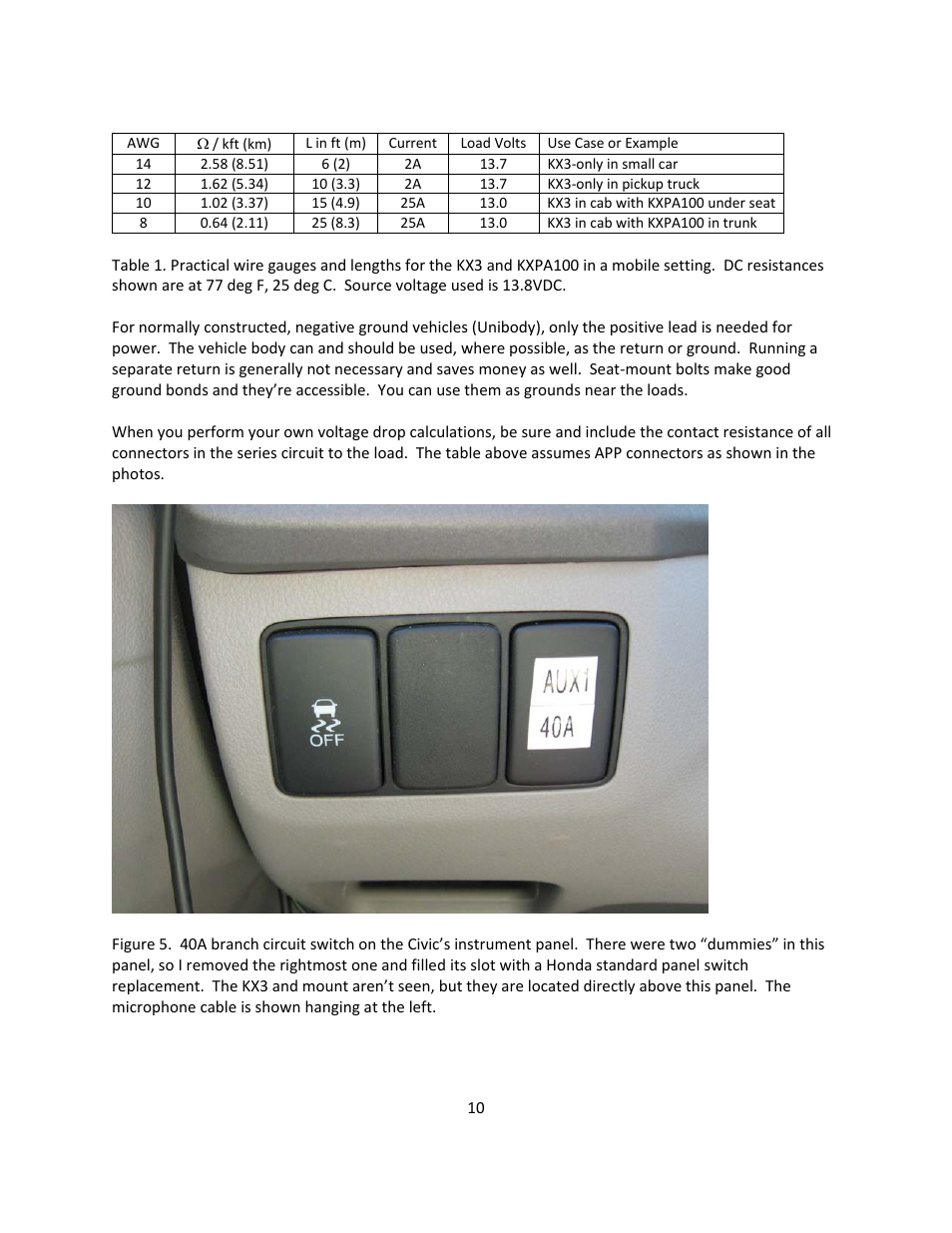 Elecraft KX3 Mobile Installation And Operation Guide User Manual | Page 10 / 17