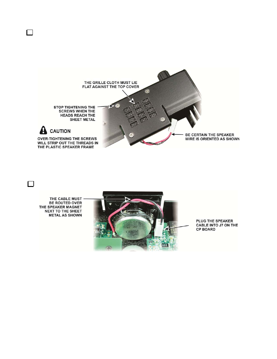 Elecraft KX3 Speaker Grille Instructions User Manual | Page 6 / 9