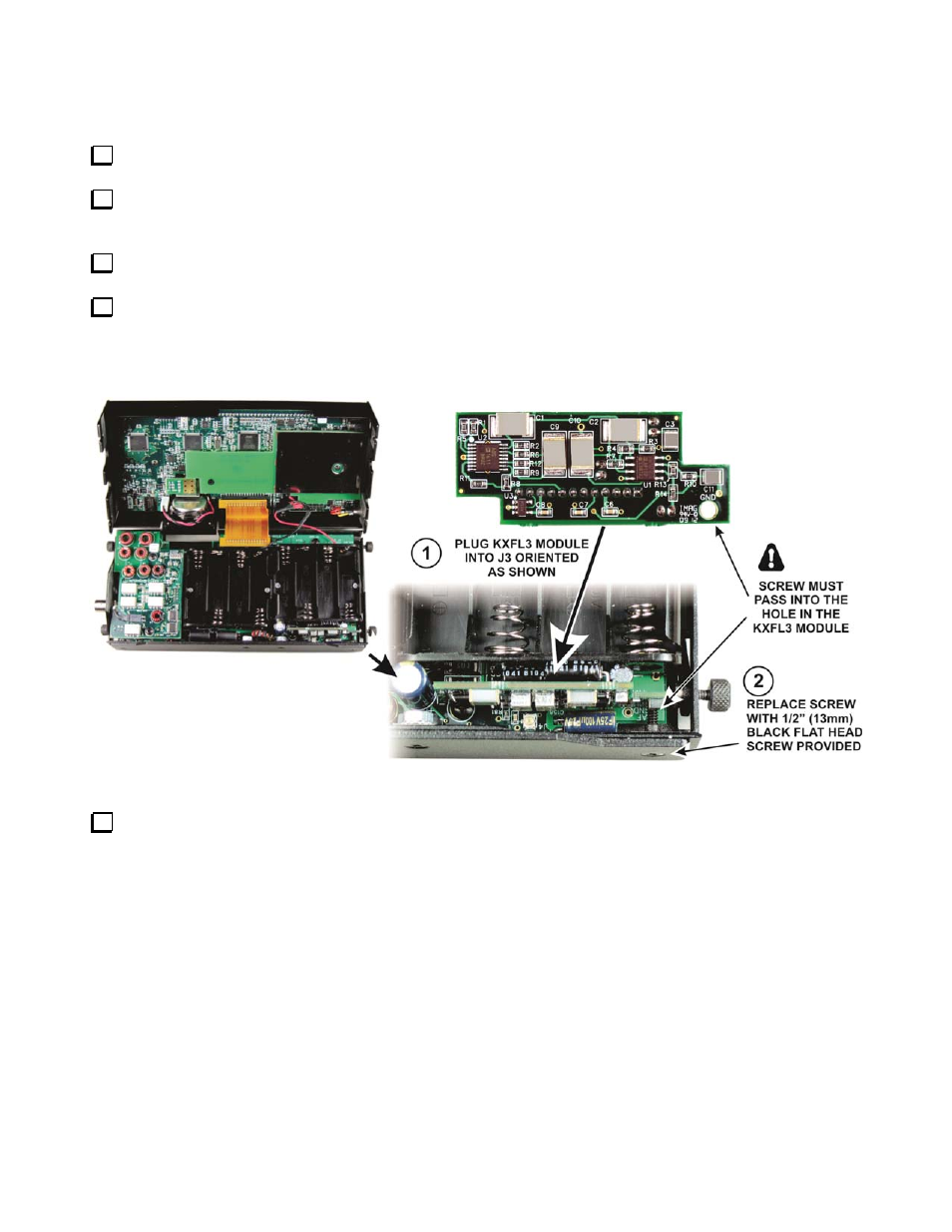 Calibration | Elecraft KXFL3 Filter Option User Manual | Page 4 / 12