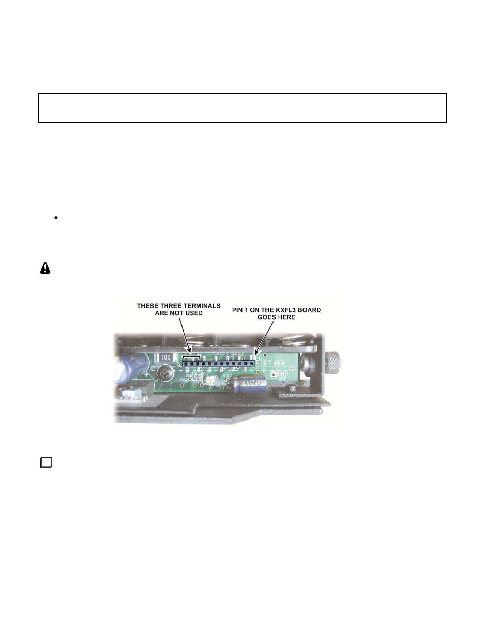 Elecraft KXFL3 Filter Option Errata User Manual | 2 pages