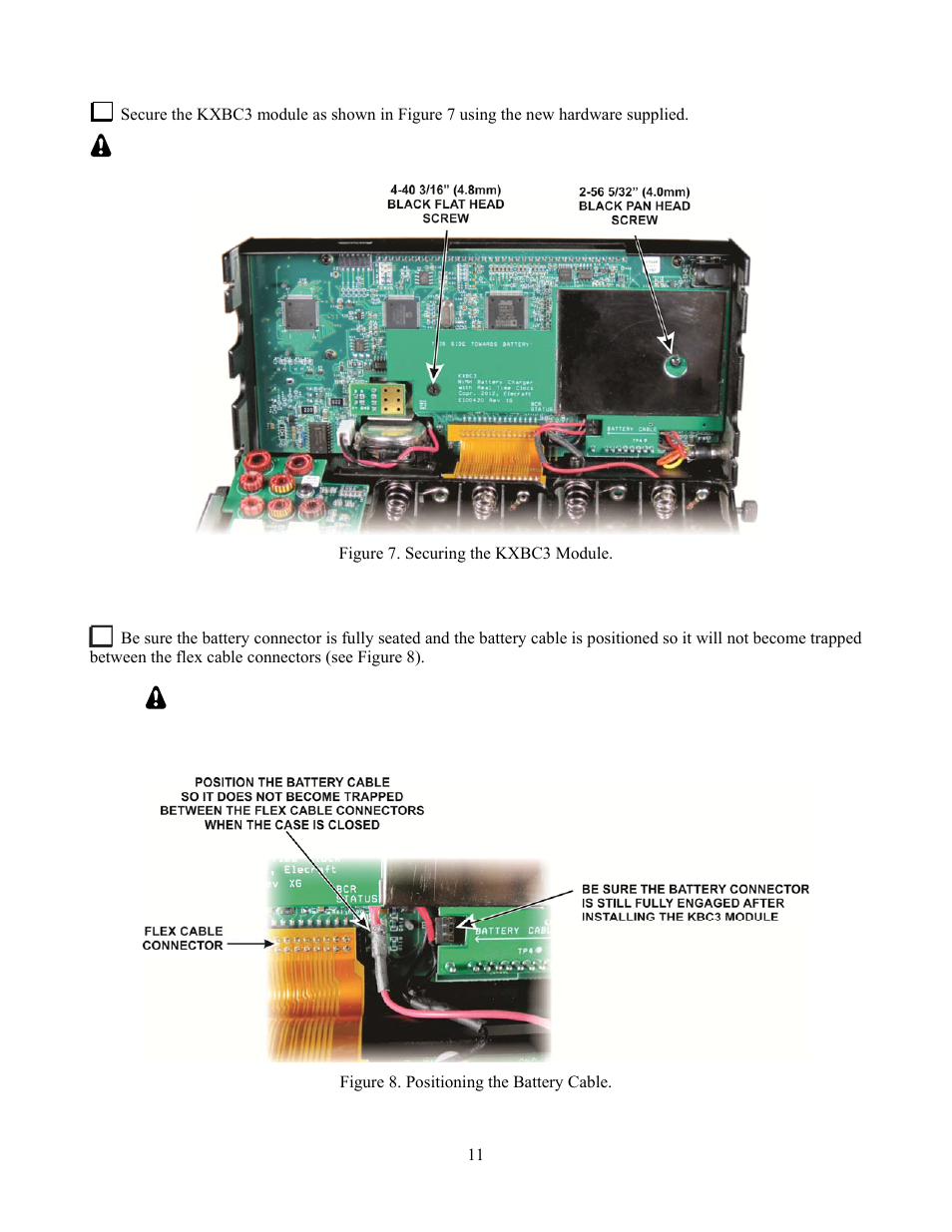 Initial tests | Elecraft KXBC3 User Manual | Page 11 / 13
