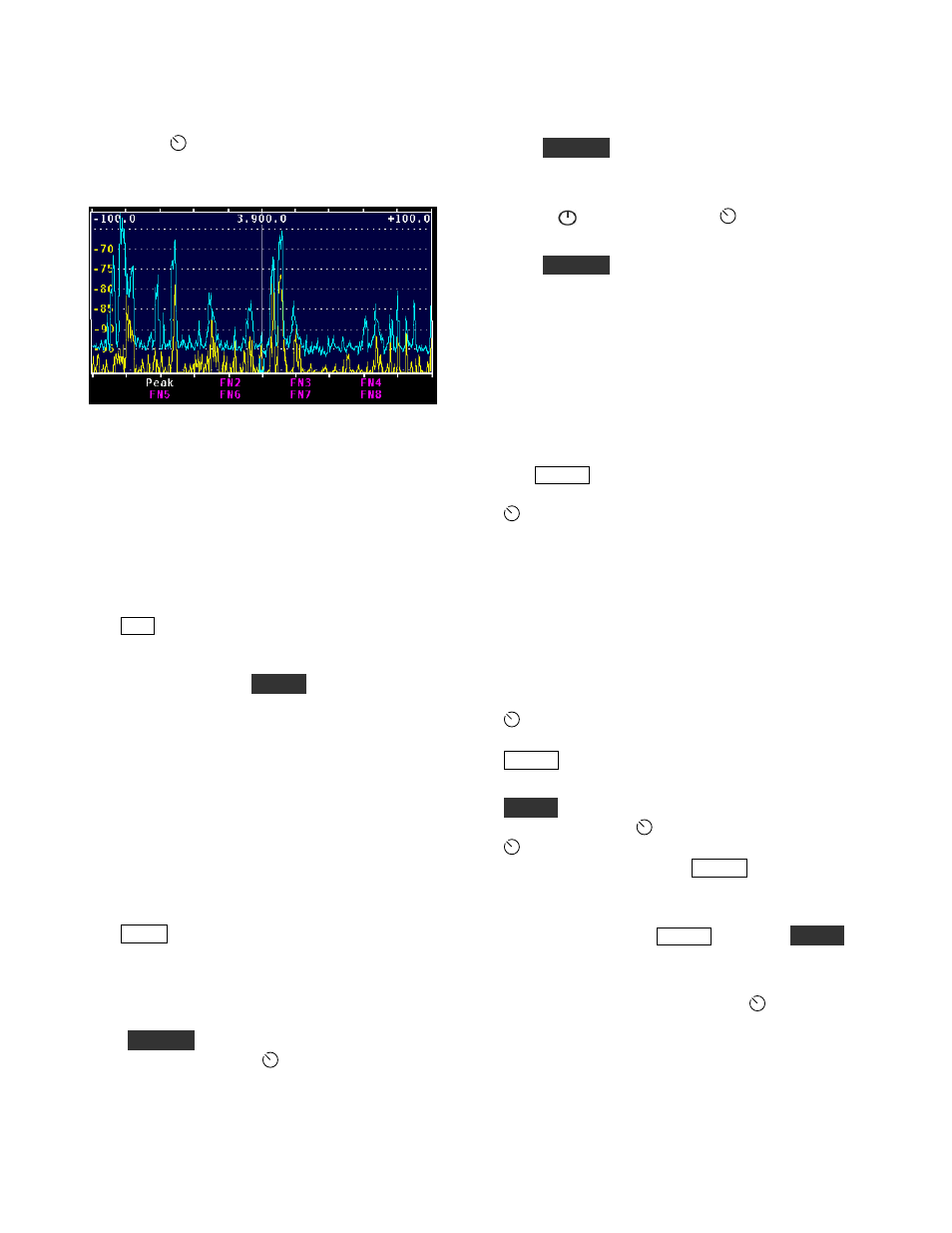 Adjusting the amplitude, Adjusting the frequencies displayed, Using markers | Elecraft PX3 Owner's Manual User Manual | Page 16 / 53