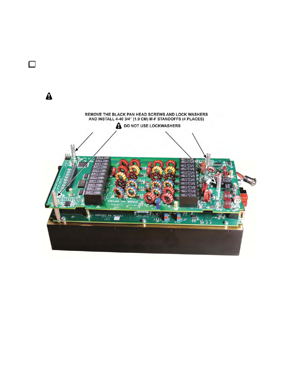 Kxat100 antenna tuning unit | Elecraft KXPA100 Assembly Manual User Manual | Page 10 / 27