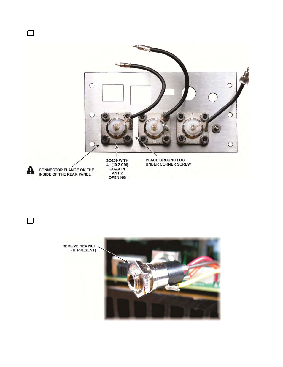 Connecting the rear panel cables | Elecraft KXPA100 Assembly Manual User Manual | Page 15 / 27