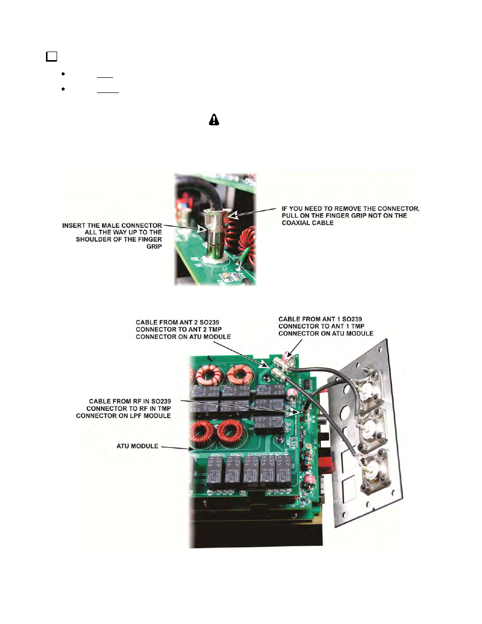 Caution | Elecraft KXPA100 Assembly Manual User Manual | Page 16 / 27