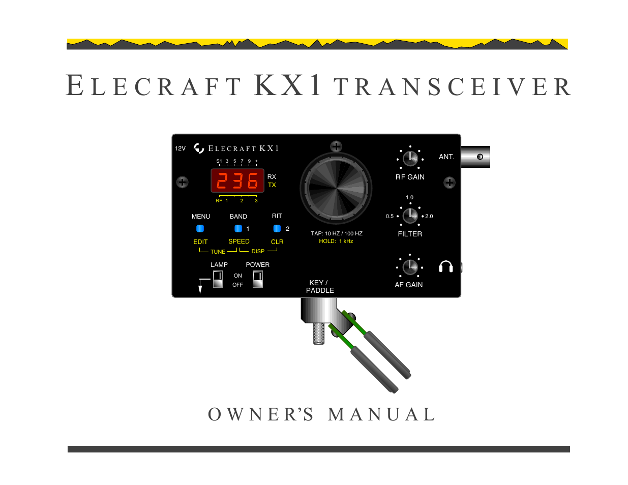 Elecraft KX1 Manual User Manual | 96 pages