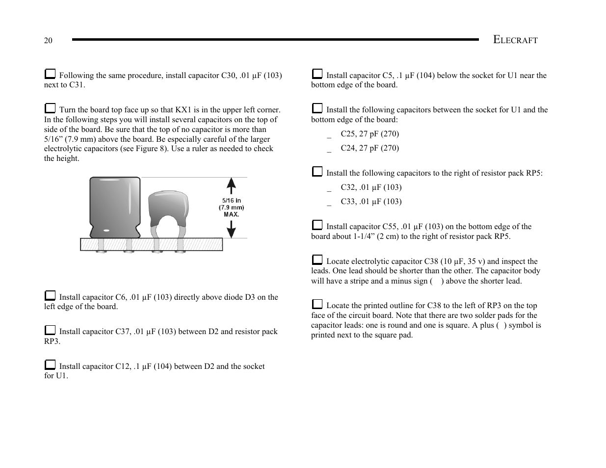 Elecraft KX1 Manual User Manual | Page 21 / 96