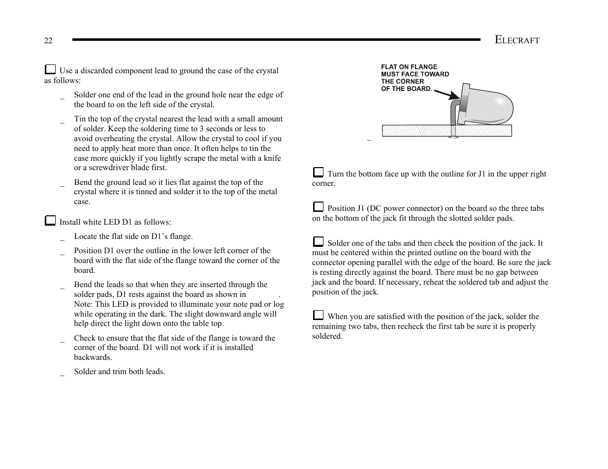 Elecraft KX1 Manual User Manual | Page 23 / 96